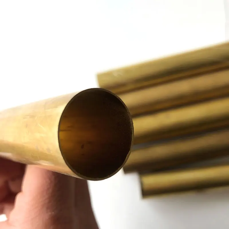 H62 Environmentally friendly brass tube outer diameter 21mm to 25mm thin and thick wall Hollow brass tube