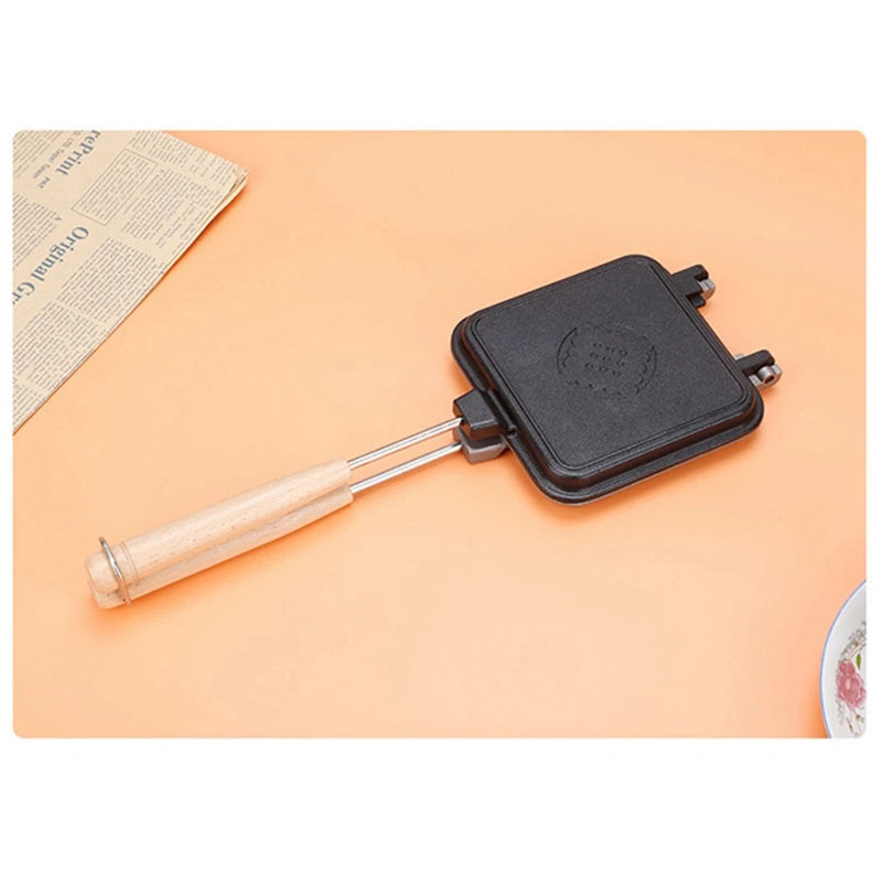 1 قطعة ساندويتش صانع وجبة خفيفة صانع لوحة سهلة يلقي الحديد سبائك الألومنيوم ل الفطائر الكعك الإفطار الغداء