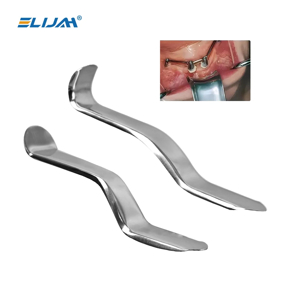 XYSZ 1pcs Dental Minnesota Lip Cheek Retractor Implant Mouth Opener Instrument Steel Oral Retractor Dentist Instrument Tools