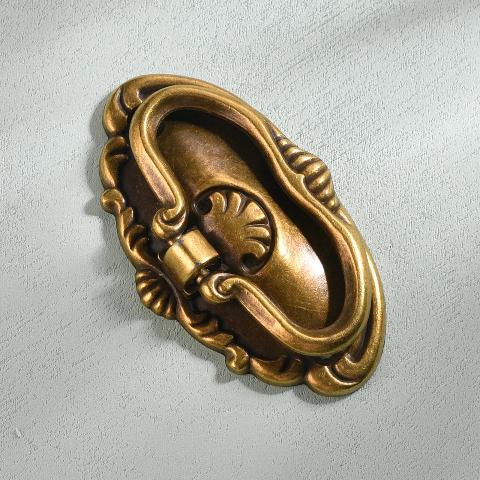 

Chinese Style Wardrobe Door Handles, European Style Cabinet Antique Brass American Antique Hardware Furniture Drawer Pulls