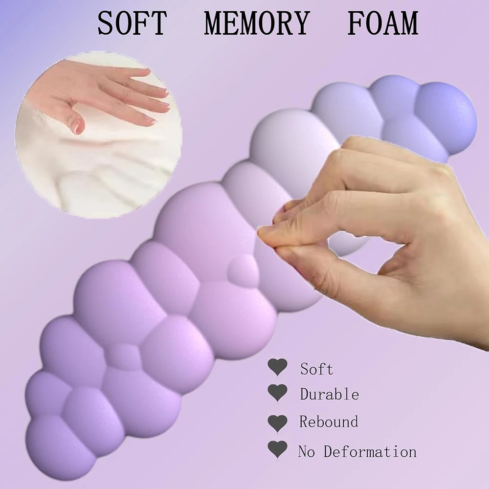 Ergonomic Cloud Keyboard Wrist Rest Memory Foam mouse Wrist Pad Support for Computer Typing Pain Relief Home Office Desk