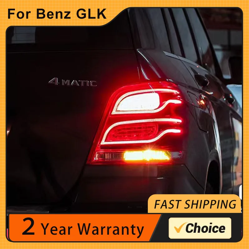 

Car Styling Taillights for Benz GLK 300 LED Tail Lamp 2008-2012 GLK 350 GLK 260 Tail Light DRL Rear Turn Signal Automotiv