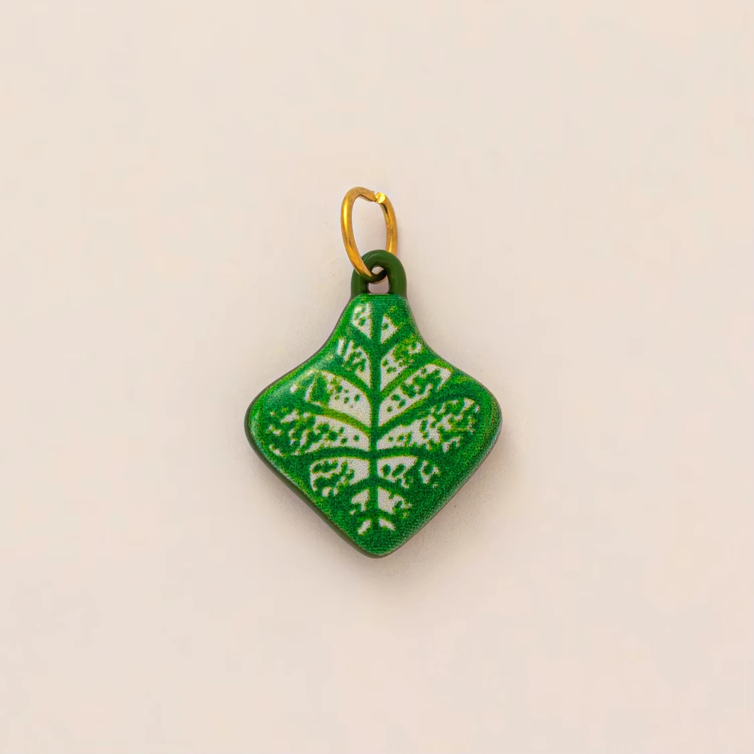 Edelstahl Charm Vogel Blume Anhänger Zubehör DIY Charm Halskette vergoldet – Detail 3