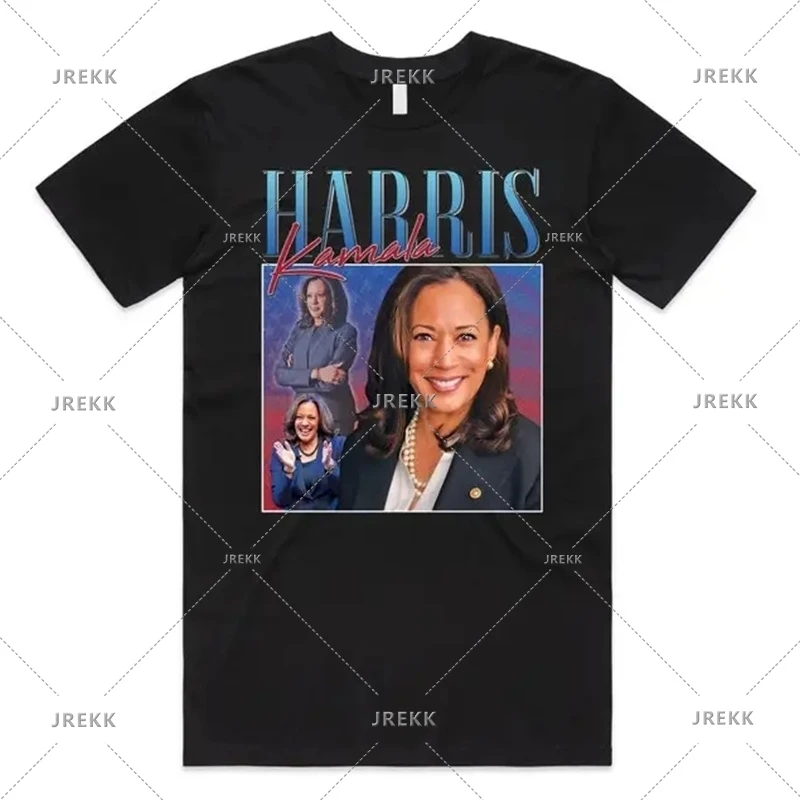 2024 American Kamala Harris T-Shirt Men Women United States Presidential Election Graphic T Shirts Yes We Kam Pattern Tee Shirt