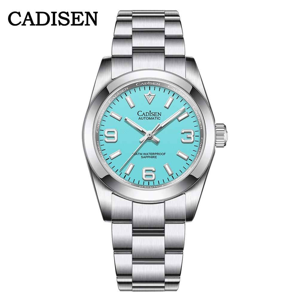 

CADISEN 36mm Men's Homage Watch Sapphire NH35 Automatic Mechanical Wristwatch BGW9 Luminous Stainless Steel Top Brand Watches