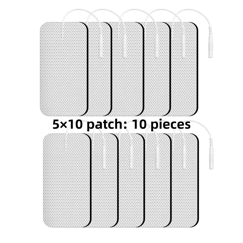 

Massage stimulator electrodes, adhesive patches for therapeutic, rehabilitative and physiotherapy use, dimensions 10 × 5 centime