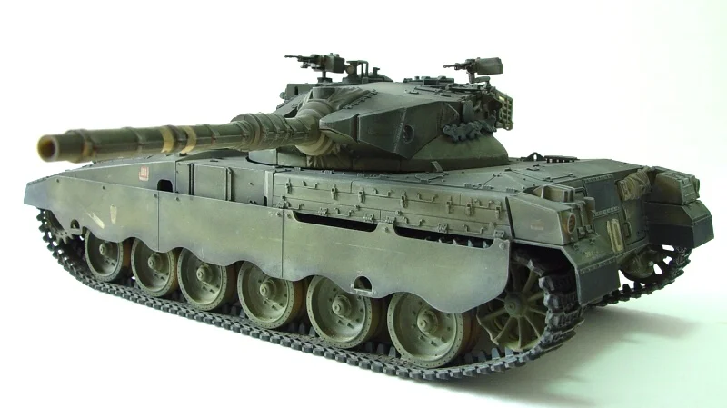 Tamiya 35127 1/35 Scale Merkava  Israeli Main Battle Tank Military Hobby Toy Plastic Model Building Assembly Kit Gift