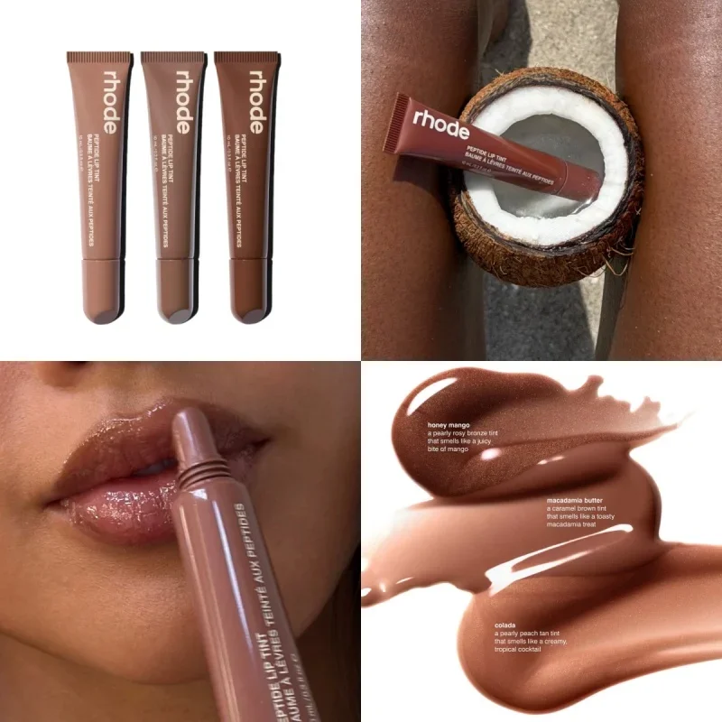 Latest Limited Edition Peptide Lip Gloss Colada Honey Mango Macadamia Butter Pocket Bronzer Contour Bronzing Cream Stick