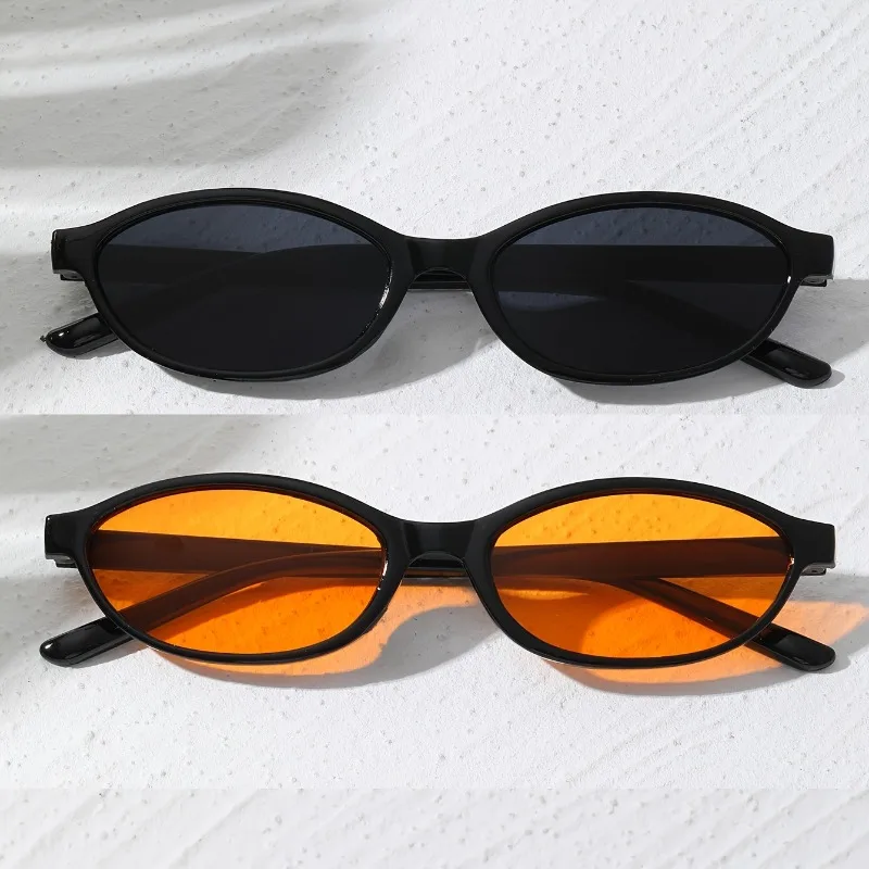2 Stück kleine ovale Vintage-Sonnenbrillen für Damen, UV-Schutz, ideal für Outdoor, Reisen, Autofahren und den täglichen Gebrauch, perfekte Geschenke – Detail 3