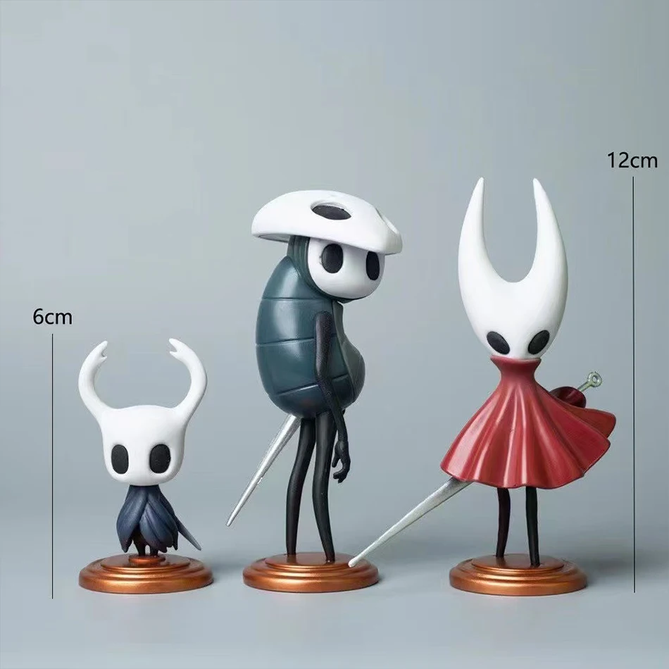 Hollow Knight Three Swordsmen Spiel Garage Kit Battle Car Cake Desktop-Modelle Chassis Dekorationen Exquisite PVC-Figuren Jungenspielzeug – Detail 14