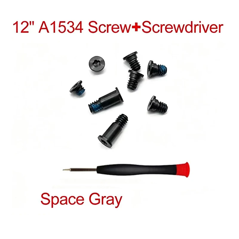 New Space Gray Bottom Case Screws with Screwdriver 2015 2016 Year