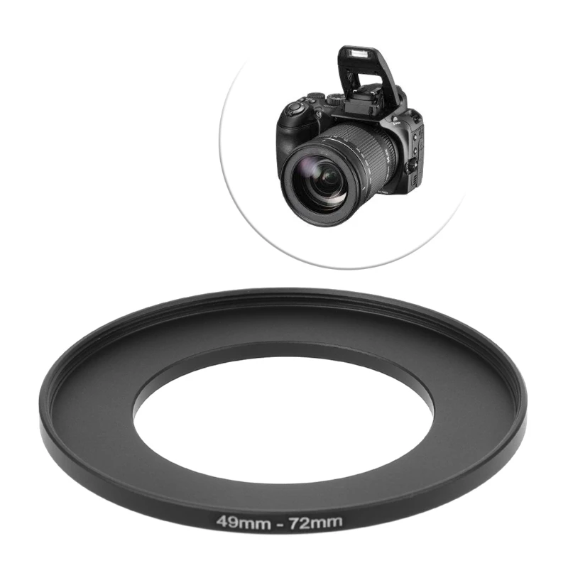 49mm To 72mm Metal Step Up Rings Lens Adapter Filter Camera Tool Accessories New Drop Shipping