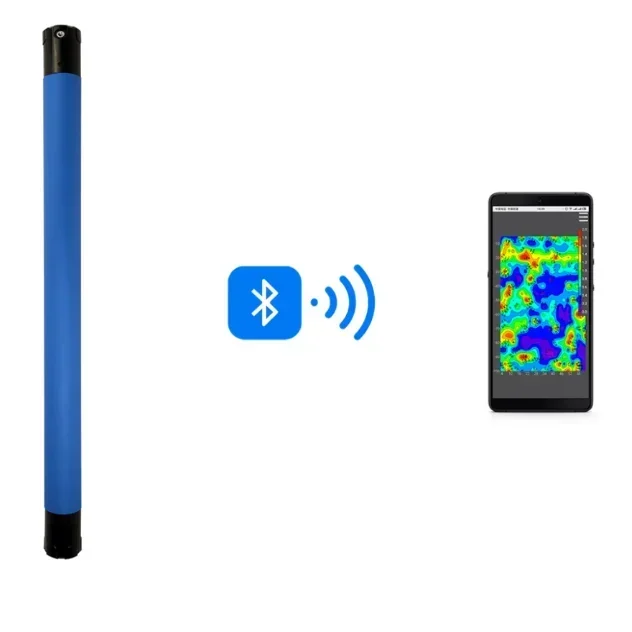 Golden Cudgel ADMT-100KT3 100M Underground Metal Detection 3D Mobile Phone Connecting Type Portable Geophysical Instrument