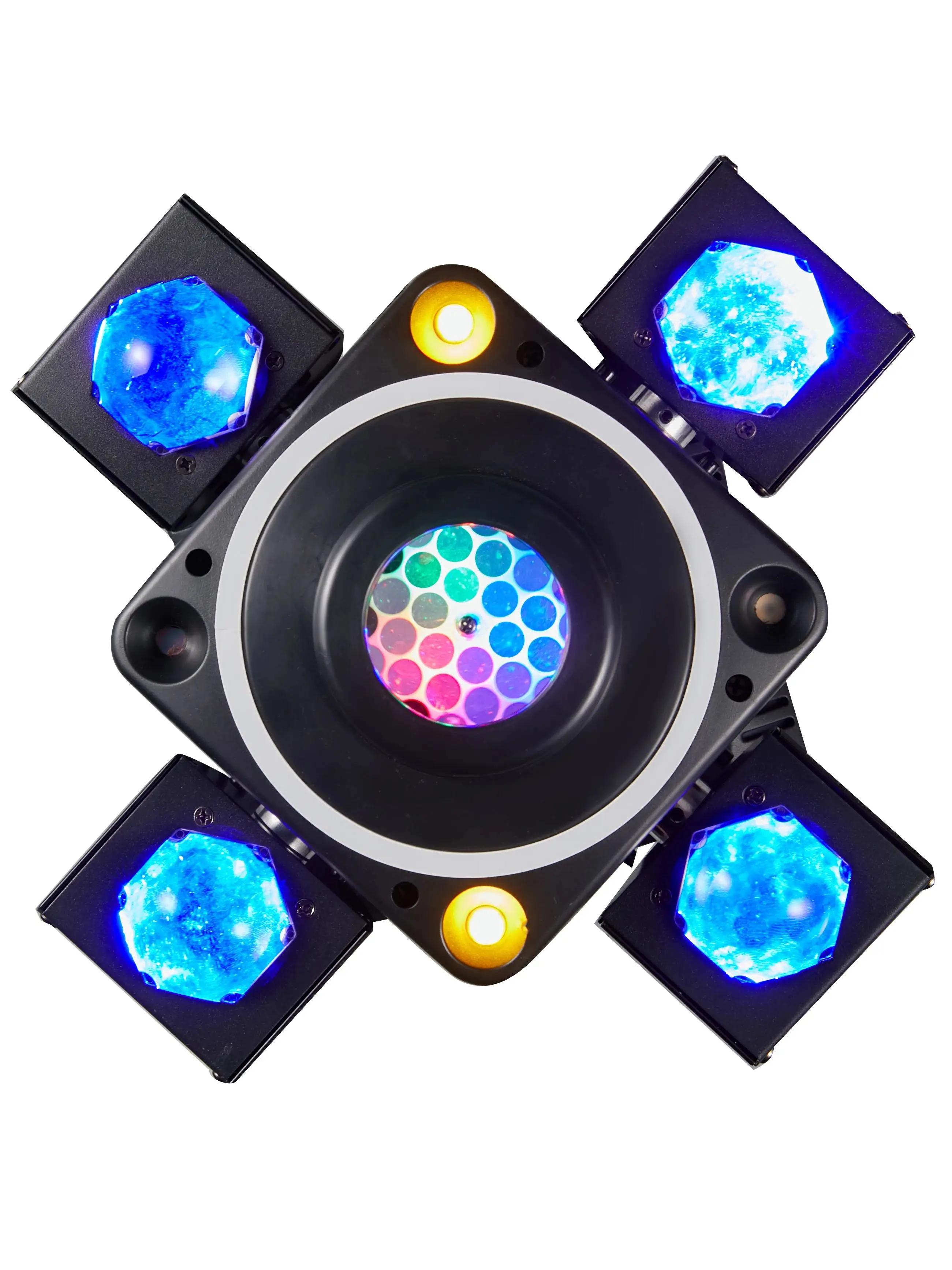 Professional 90W Moving Head Light with Laser Effect RGB DJ Stage Lighting DMX512 Sound Active for Club Disco Party Events