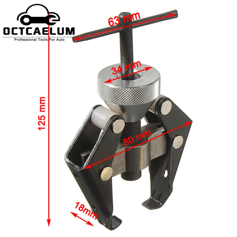 Car Battery Terminal Bearing Removal Puller Tool Auto Wiper Arm Bearing Tools 6-28mm Two Leg Puller