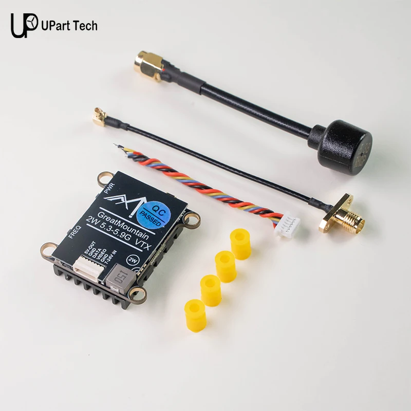 

5.8G 2W FPV Crossover Machine Simulation Image Transmission High Power For Long Range FPV Racing Drone Frame