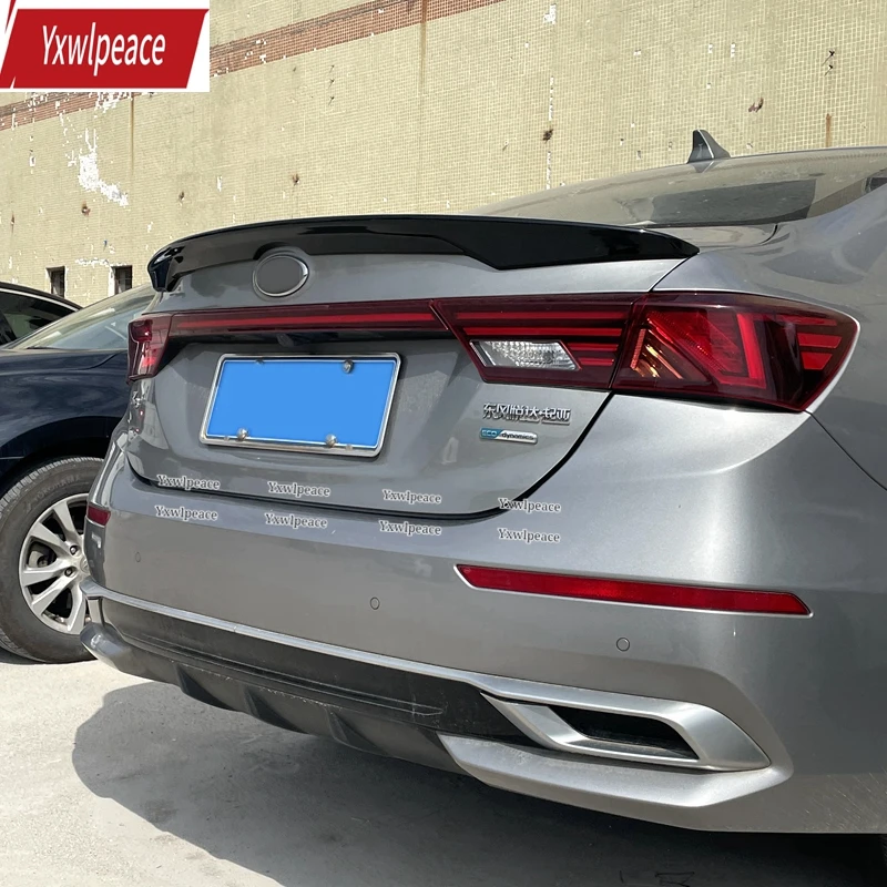 

For KIA New K3 Spoiler 2019 2020 2021 2022 High Quality ABS Material Primer Color Rear Trunk Lip Spoiler Car Accessories