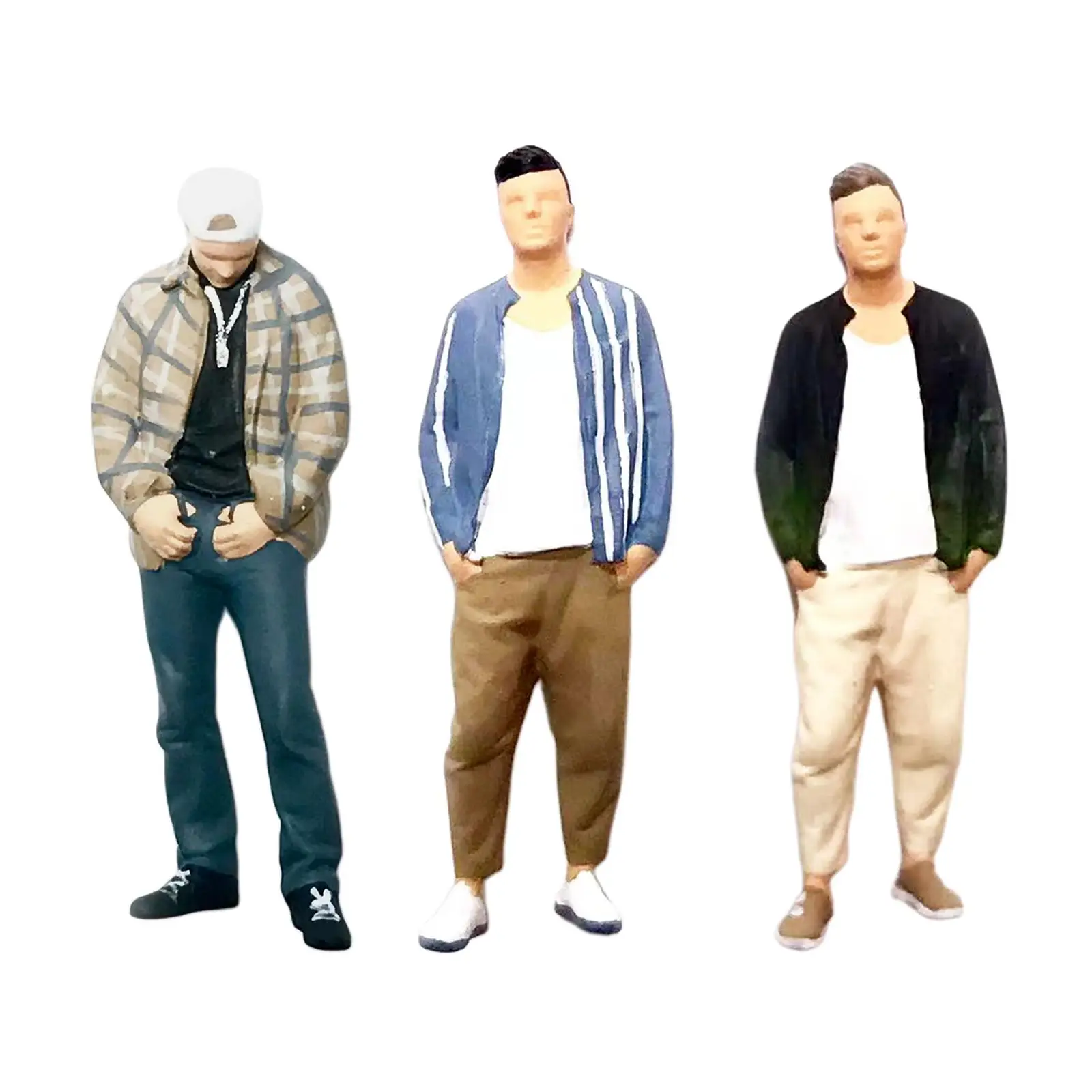 

Модели-фигурки людей в масштабе 1:64, изящные, из смолы, в стиле Fashion Resin, для парков и улиц