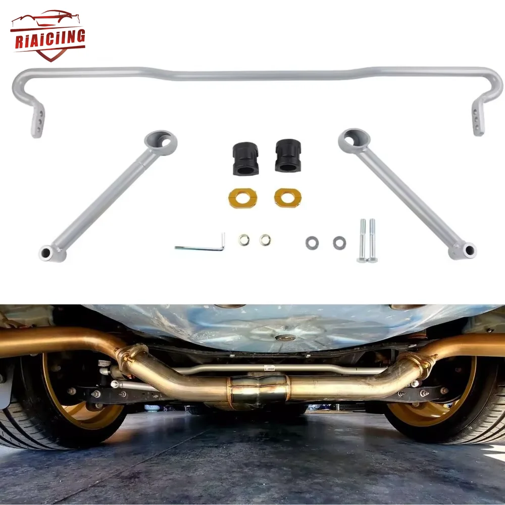 

22mm Silver Steel Sway Bar X Heavy Duty Adjustable Rear Sway Bar End Link Kit For Subaru WRX/STI 2008+ Easy to Replace