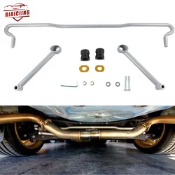 22mm Silver Steel Sway Bar X Heavy Duty Adjustable Rear Sway Bar End Link Kit For Subaru WRX/STI 2008+ Easy to Replace