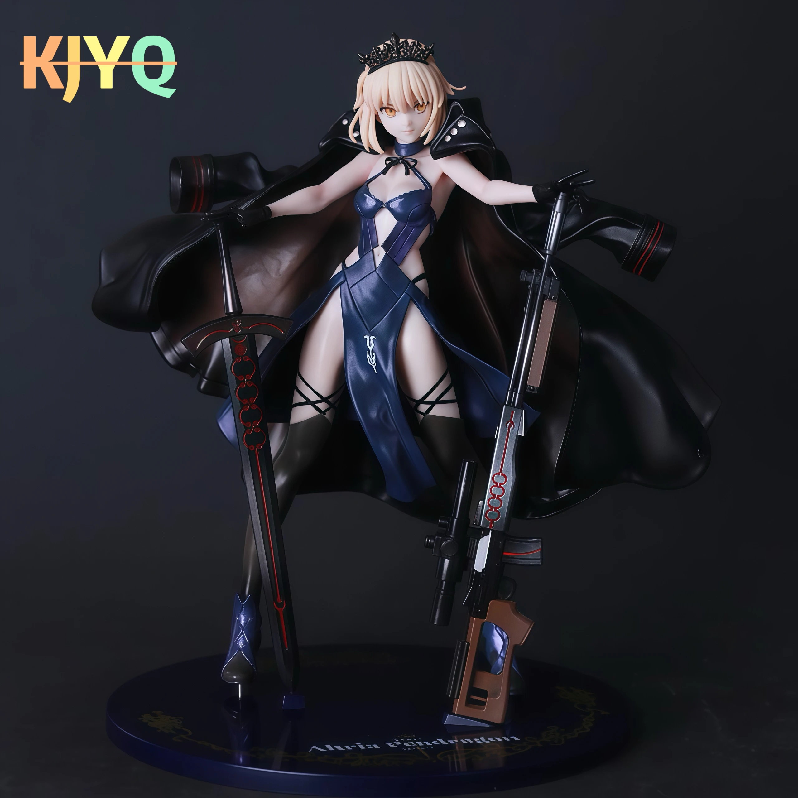 

FATE Black Saber Joan of Arc Swordsman Black Cavalry Duskaha Knight King Scene Model Figure Gift