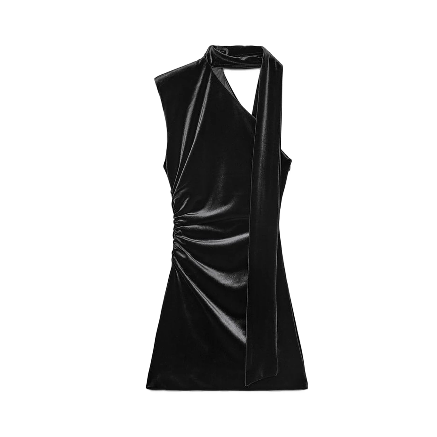 Herbst Winter Neue Ankunft Asymmetrischer Kragen Svel Schal Verziert Samt ort Dr Französisch Sle A-Line Slim Fit Casual