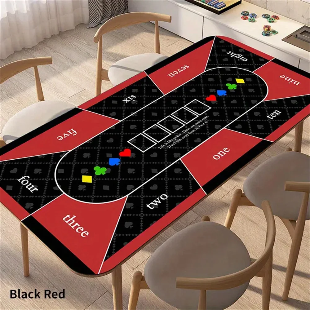 

Anti Slip Professional Texas Hold'em Poker Mat Large Poker Mat Rubber Casino Table Mats Mahjong Board Games Tablecloth