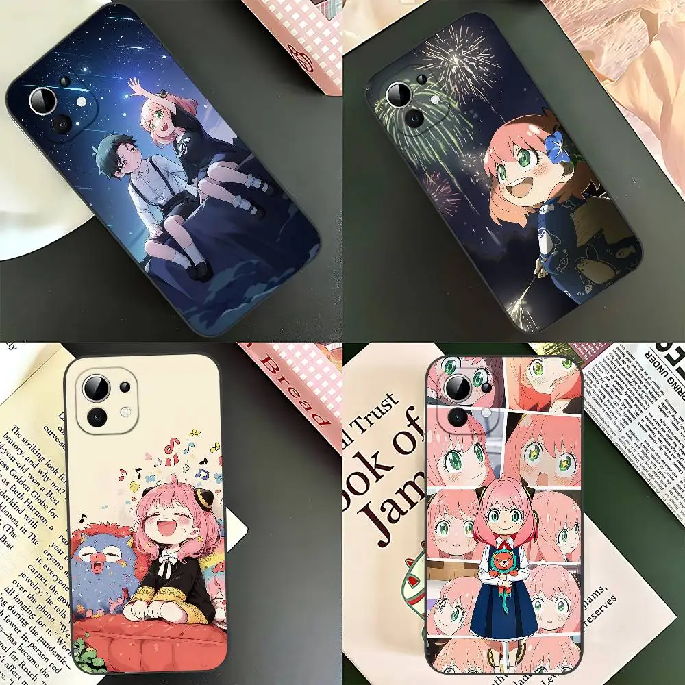 

Anya Slim Black Shockproof Phone Case: Snug Fit For Xiaomi 12,11,12S Ultra & Redmi Note 11,10T,9,9A,8Pro,8T,5G