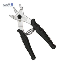 Herramienta de Reparación de Cadenas de Bicicleta Super B con Gancho, Alicates para Cadenas de Bicicleta, Herramienta de Reparación de Cadenas de Ciclismo de Montaña y Carretera, Hebilla Mágica