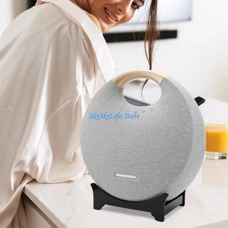 E65E ACRYLIC DEL DESCRIPTIVO STAND DESCANTADOR CON ANTISLIP Silicone Pad para Studio 6