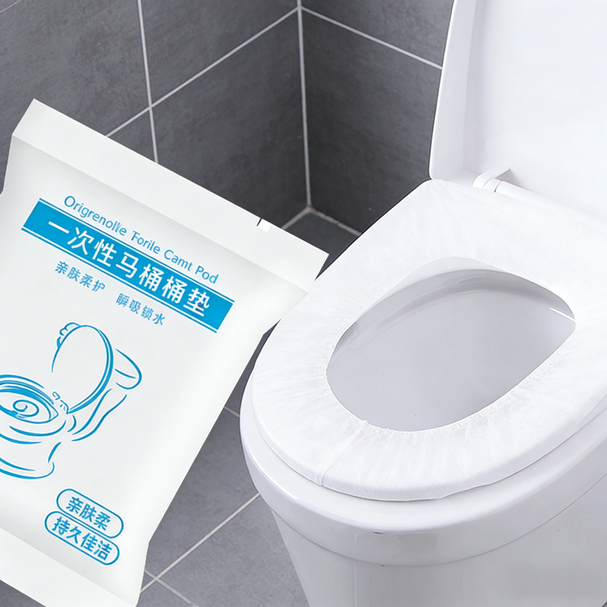 

50/20/10pcs Portable Disposable Toilet Seat Cover Waterproof Non-woven Protective Cover Seat Cushion Travel Camp Hotel Bathroom