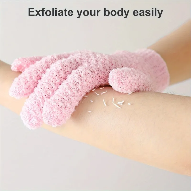 1pc Body Massage Sponge Gloves Shower Exfoliating Bath Gloves Shower Scrubber for Daily Use Bathroom Supplies