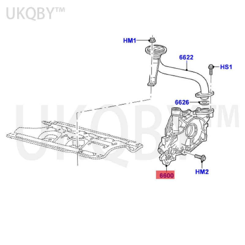 Mo nd eo 2.5/Wi ng ed Ti ge r 05 Oil pump XW4E6621BC XW4E6621BD 4097761