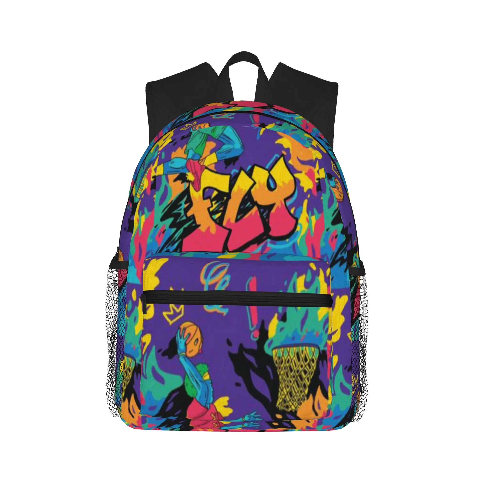 FLY - Guy Dunking Basketball  Casual Backpack for Students and Adults Travel backpack
