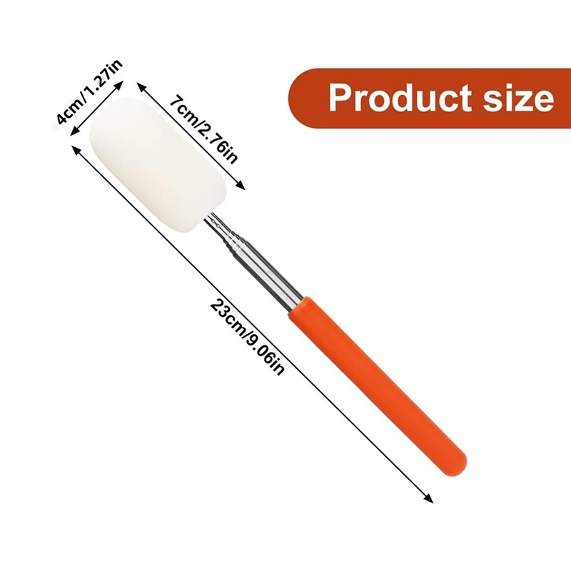 A73T 2Pcs Telescoping Sponge Stick For Pottery, Retractable  Mud Tools Clay Sponge On A Stick With Handle