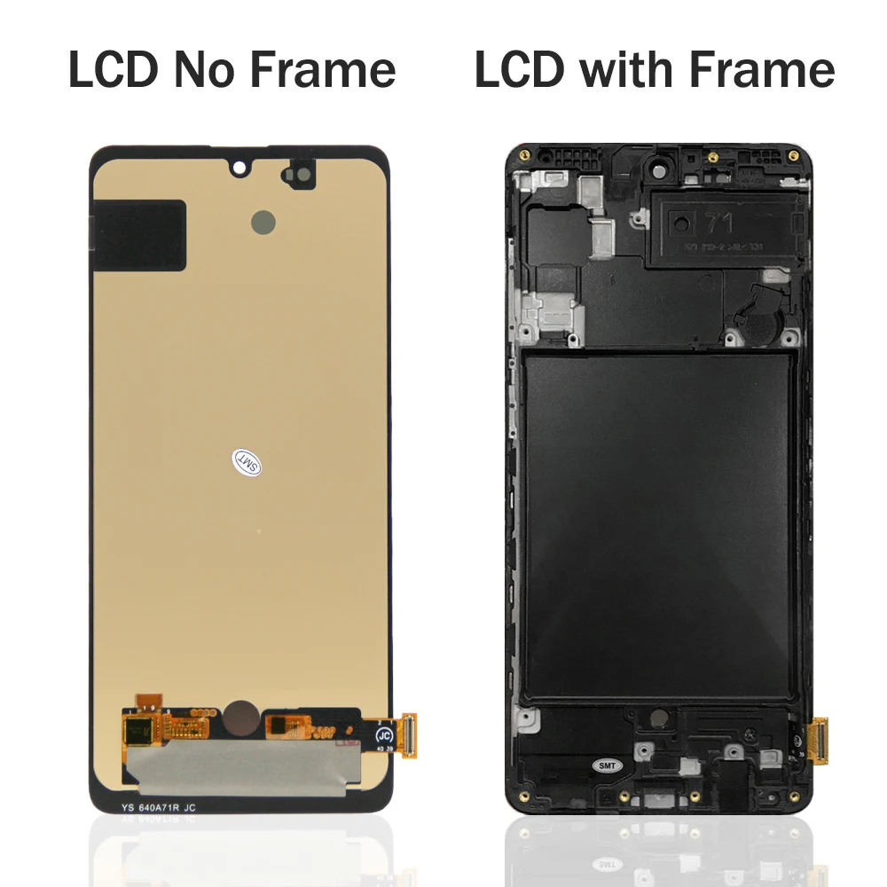 For Samsung A71 For AMOLED A71 A715F A715 A715W A715X LCD Display Touch Screen Digitizer Assembly Replacement