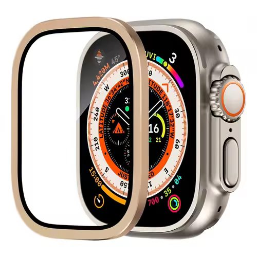 Aluminium Alloy Case+Tempered Glass for Apple Watch Ultra 2 49mm Anti-Scratch Screen Protector for iWatch Ultra 49mm Cover Film - Image 17