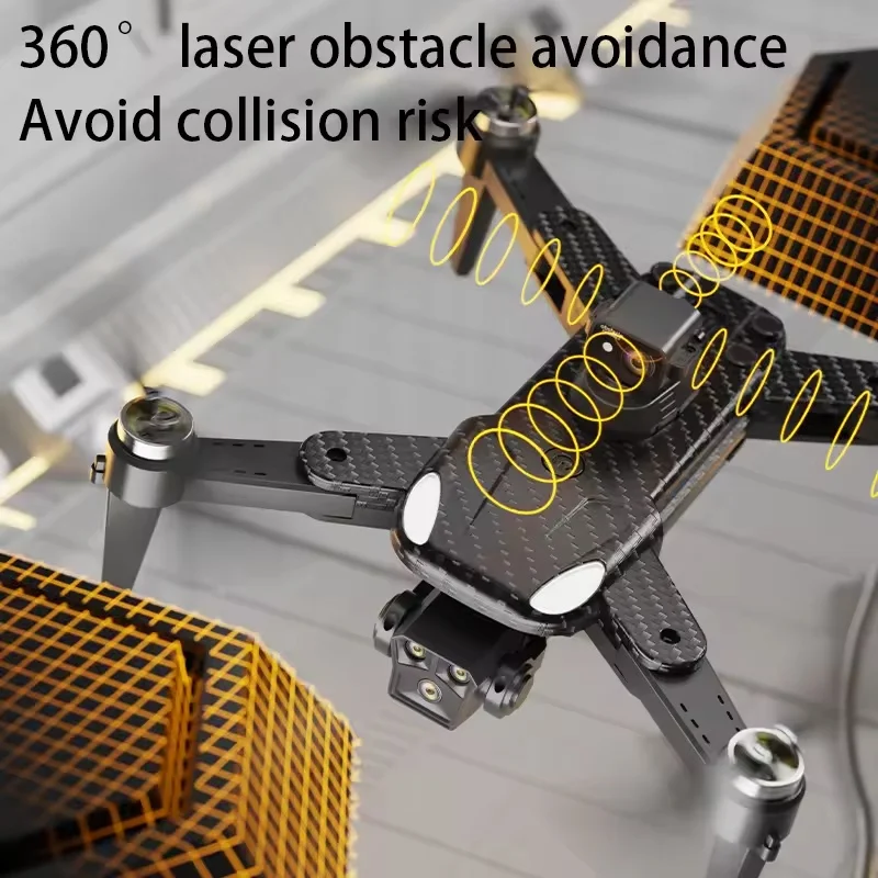 New AE16 Pro Rc Drone With 8K HD Camera Professional Dual GPS Dron Optical Flow Localization 360° Obstacle Avoidances Quadcopter