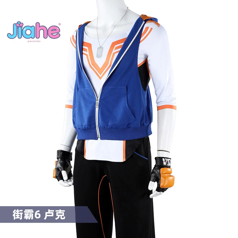 เกม Street Fighter 6 Luke คอสเพลย์เครื่องแต่งกายเสื้อกางเกง Props มวยชุดปาร์ตี้ฮาโลวีนแฟชั่น Casual ใหม่ Man Luke ชุด