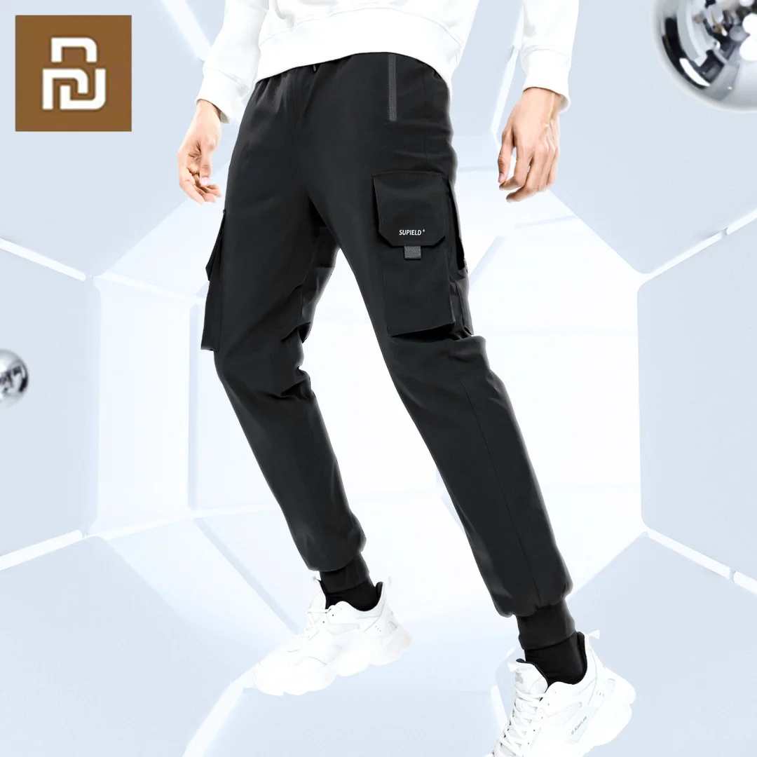 

Youpin SUPIELD Aerogel Cold Resistance Hydrophobic Cargo Pants Black Trousers Original Fashion Streetwear Winter Warm Trousers