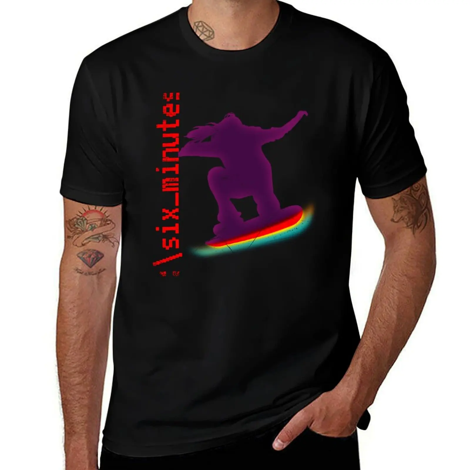 Six Minutes Logo T-Shirt Cool Feeling Summer Tee Shirt T-Shirt