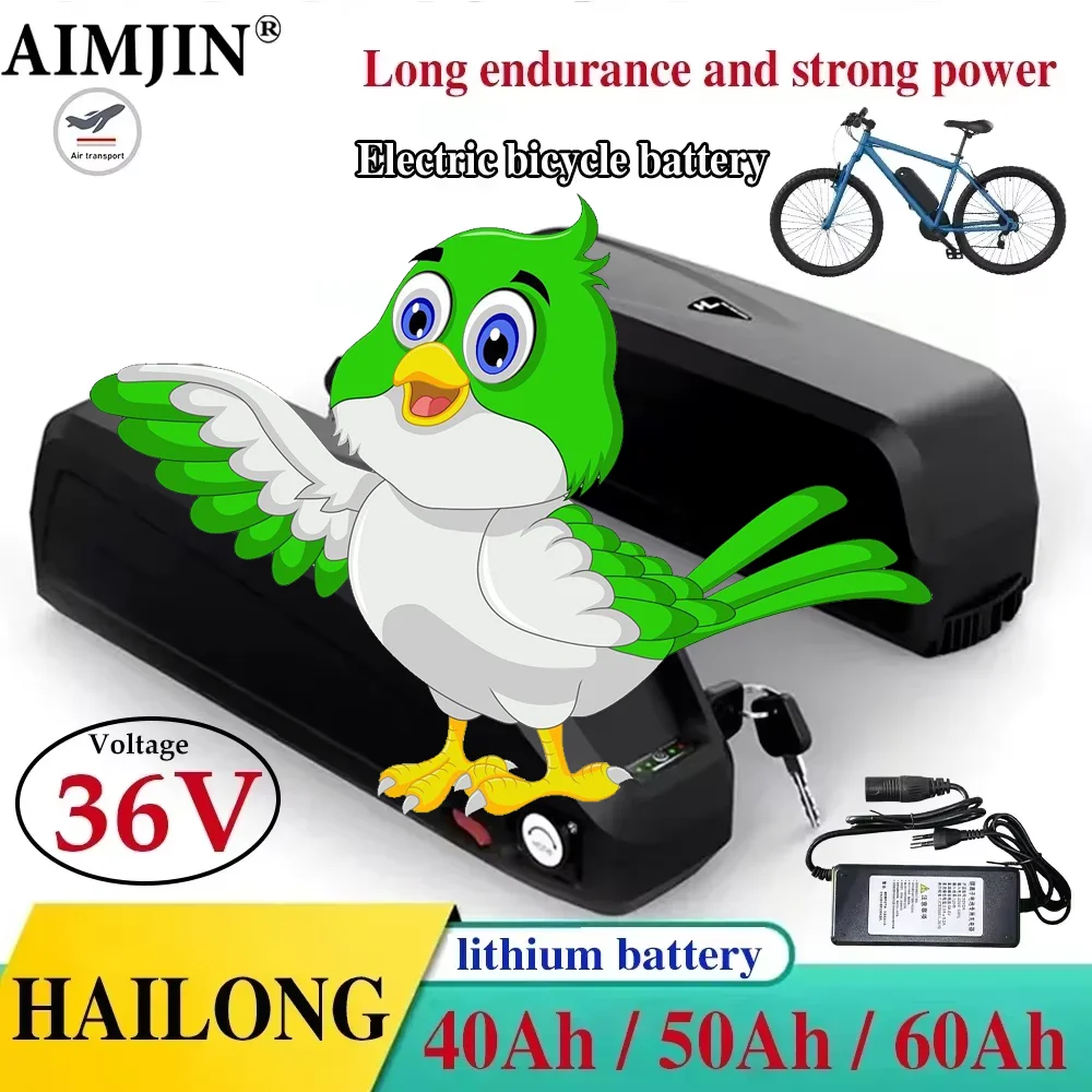 

For Hailong Motorcycle/Bicycle 500w-3000w Motor Lithium Battery 40Ah 50Ah 60Ah 36V Hailong Battery