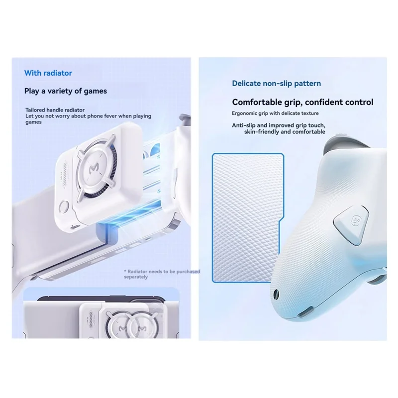 Gamepad ABKI-Memo S3 - Joystick Berkabel & Nirkabel Tipe-C Untuk Android & IOS