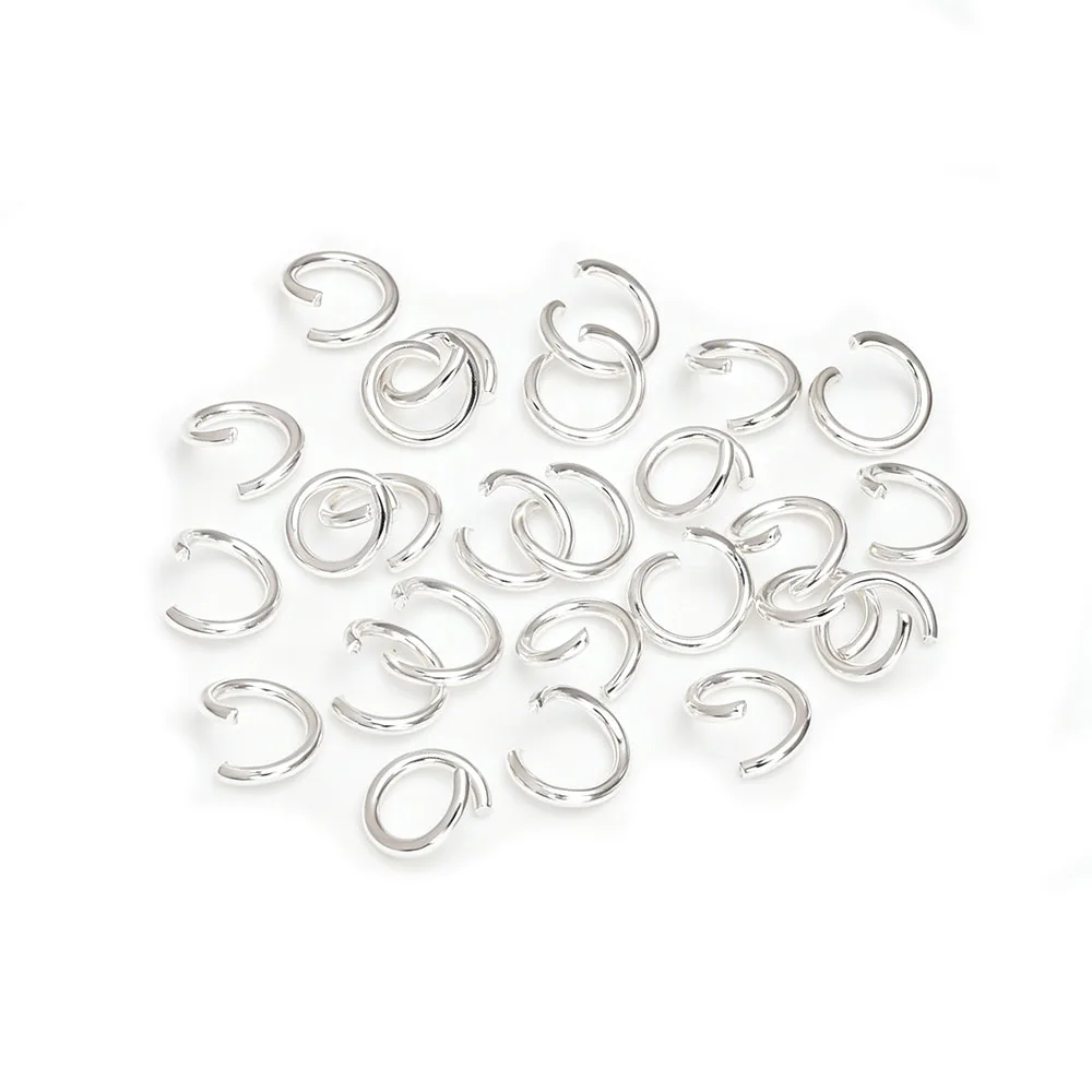 200 Stück 1,2x8mm offene Biegeringe aus Metall, O-Ringe, Einzel-Schlaufenverbinder für Schmuck, Halsketten, Armbänder, Schlüsselanhänger, Kettengeflecht, DIY-Herstellung – Detail 5