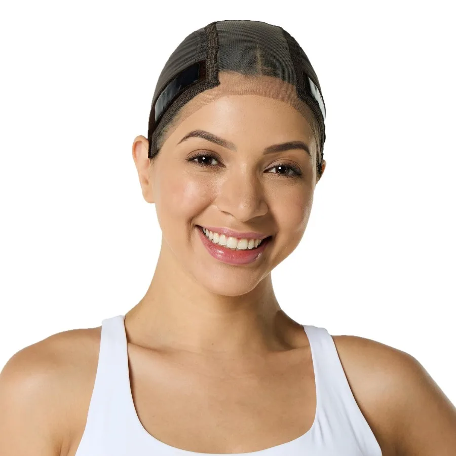 

Бесклеевая кружевная силиконовая шапочка для парика для женщин с регулируемой лентой, идеально подходящая для надежной посадки кружевных париков и одинарных верхних париков P