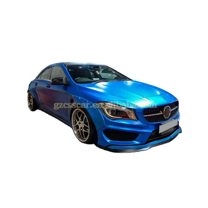 

NEW Fiberglass Fairy Style Design Front Rear Wheel Eyebrows for CLA Class C117 Car Body Parts