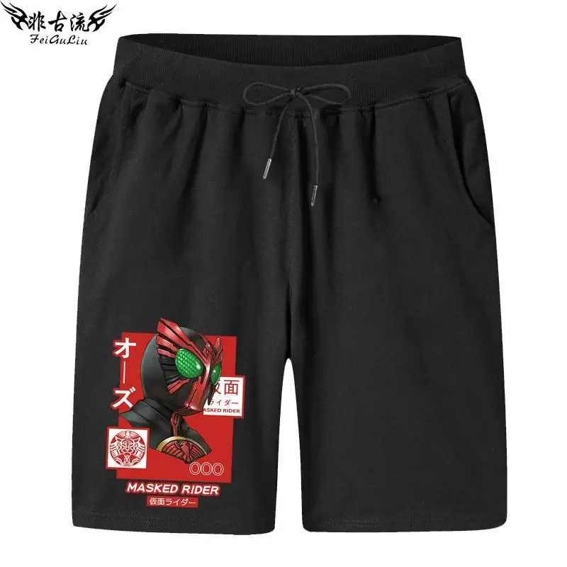 Kamen Rider Boys and Girls Shorts Wang Heisei Emperor Riding W Knight Children's Clothing Five-point Pants Student Beach Pants