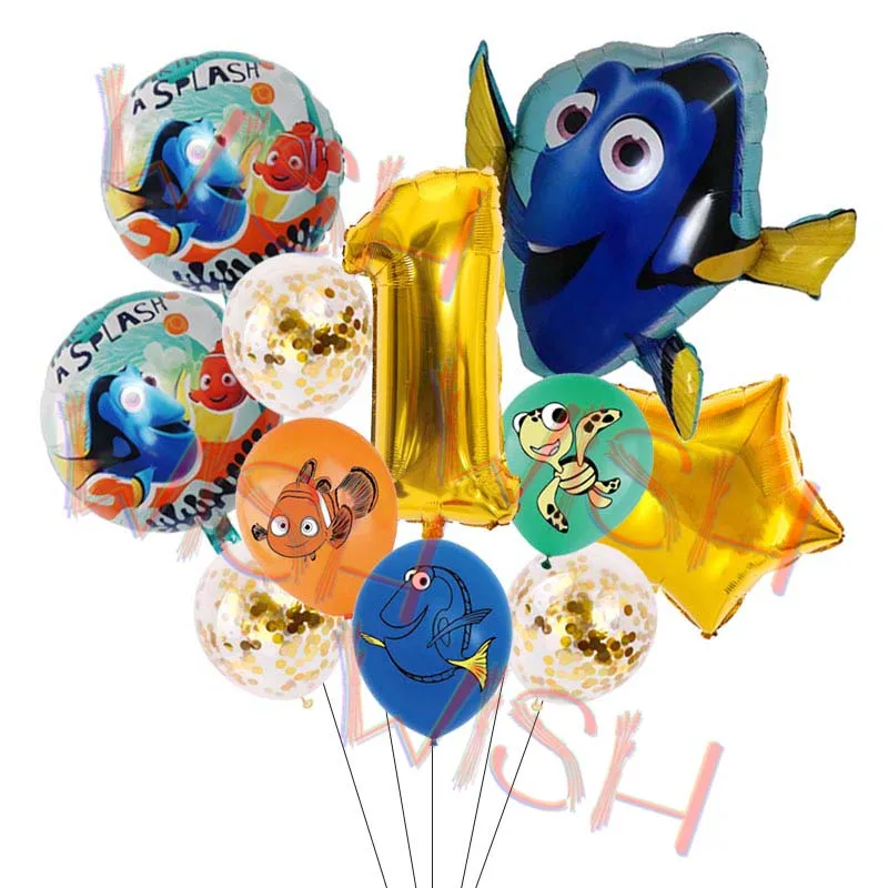 

Finding Nemo Balloon Birthday Party Decoration Supplies Latex Ballon Clownfish Backdrop Home Garden Baby Shower