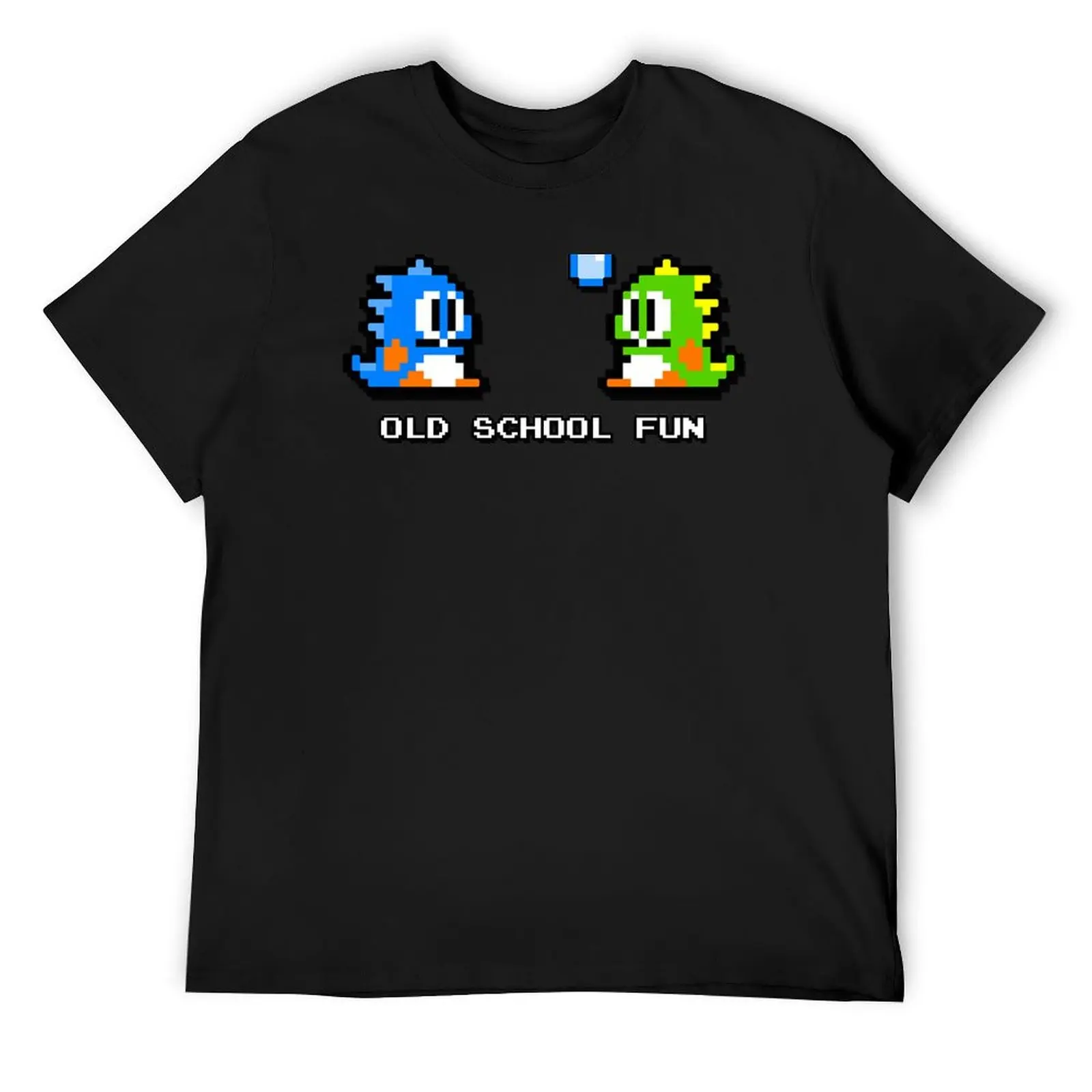 Old School Fun - Bubble Bobble - Bub and Bob - Arcade Fun + Retro Love T-Shirt anime cheap stuff mens graphic t-shirts pack