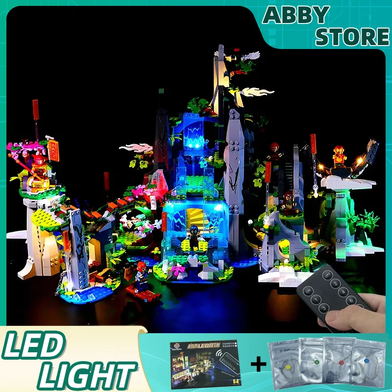 

DIY RC LED Light Kit For LEGO 80024 The Legendary Flower Fruit Mountain (Only LED Light,Without Blocks Model)